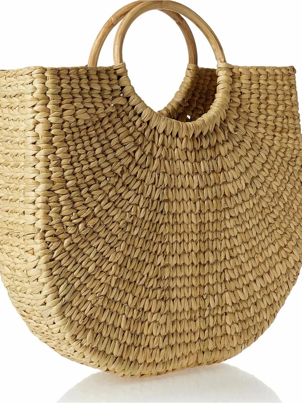 NWT- The Drop Jileen Top Handle Straw Bag